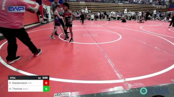 67 lbs Final - Ryker Roedenbeck, Tahlequah Wrestling Club vs Hollis Thomas, Wagoner Takedown Club