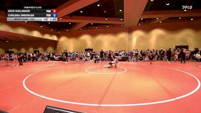 100 lbs Champ. Round 3 - Kate Hollinger, Pennsylvania vs Chelsea Dressler, Pennsylvania