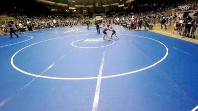 76 lbs Quarterfinal - Carter Burdick, Broken Bow Youth Wrestling vs Boston McCallie, Berryhill Wrestling Club