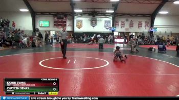 4 lbs Cons. Round 1 - Kayon Evans, Fort Madison Wrestling Club vs Chaycen Senas, WBNDD