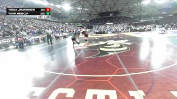 Girls 1B/2B/1A 170 Quarterfinal - Sonia Mendoza, Granger (Girls) vs Selma Lewandowski, Lake Roosevelt (Girls)