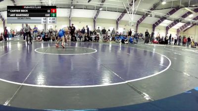 133 lbs Semifinal - Carter Beck, Gannon University vs Art Martinez, Case Western