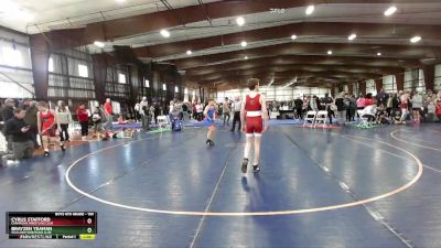 100 lbs Quarterfinal - Cyrus Stafford, Champions Wrestling Club vs Brayzen Yeaman, Stallions Wrestling Club