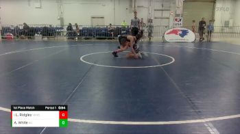 102 lbs 1st Place Match - Lucas Ridgley, Virginia Elite Wrestling Club vs Aj White, North Carolina