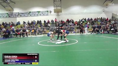 117 lbs Quarterfinal - Evelin Cerda, Santa Rosa College vs Vivian Nguyen, Cerritos College