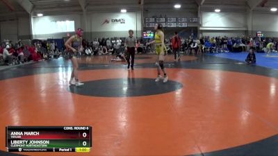 130 lbs Cons. Round 6 - Liberty Johnson, Clermont Northeastern vs Anna March, Taylor