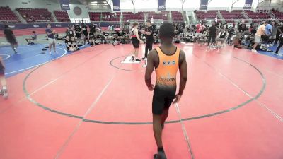 150 lbs Semifinal - Sellase Sunu, Beat The Streets NYC vs Sean Larkin, Beat The Streets Chicago