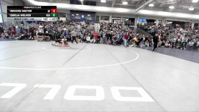 140 lbs Semifinal - Brooke Deeter, West Field vs Emelia Welker, Ridgeline