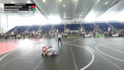 113 lbs Final - Nolan Montelongo, Riverside Rascals vs Braiden Foster, Gold Rush Wrestling