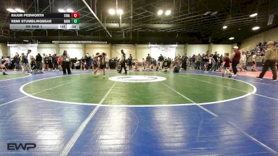 110 lbs Rr Rnd 1 - Rajun Pebworth, Coalgate Wildcat Wrestling Club vs Remi Stumblingbear, Darko Valley Wolf Pack