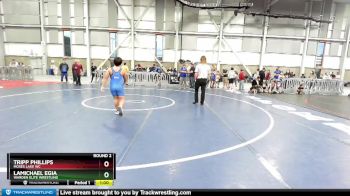 107-110 lbs Round 2 - Tripp Phillips, Moses Lake WC vs LaMichael Egia, Warden Elite Wrestling