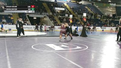 285 lbs Consi Of 4 - Atilio Colon, Lowell vs Kevin Dwyer, Scituate