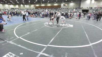 100 lbs 3rd Place - Carter Kruse, Nestucca Valley WC vs Weston Dyck, Small Town Grims