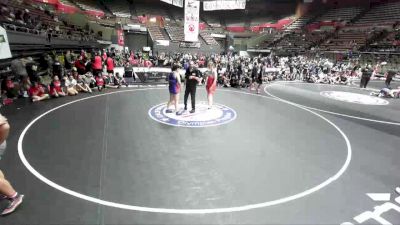 190 lbs Teagan Moise, TCWA - Tri-Counties Wrestling Association vs Valeria Hernandez, CVWA - Central Valley Wrestling Association