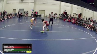 90 lbs Round 4 (6 Team) - Owen Parish, Minnesota Gold vs Cade Kunkel, Nebraska Maize