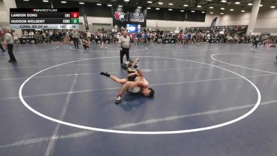 132 lbs Cons. Rd Of 64 - Landon Song, Legacy Wrestling Club vs Hudson Wolbert, CRWC
