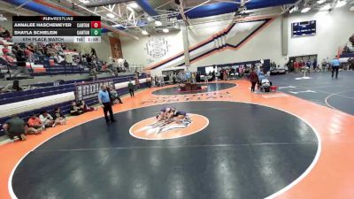 110 lbs 5th Place Match - Annalee Haschemeyer, Canton vs Shayla Schielein, Canton