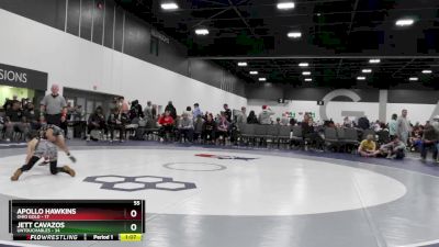 55 lbs Round 3 - Apollo Hawkins, Ohio Gold vs Jett Cavazos, Untouchables