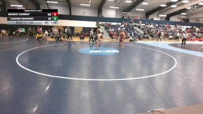 157 lbs Champ. Round 1 - Carter Shupert, Averett vs Marco Conroy, Arcadia