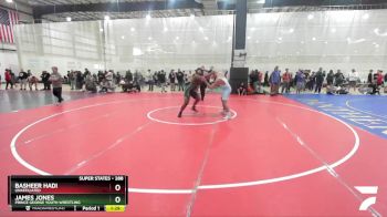 288 lbs Quarterfinal - Basheer Hadi, Unaffiliated vs James Jones, Prince George Youth Wrestling