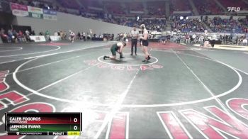 6A-215 lbs Champ. Round 2 - Jaemson Evans, Tigard vs Caleb Fogoros, Mountainside