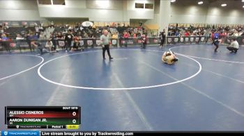 187 lbs Cons. Semi - Aaron Dunigan Jr., WI vs Alessio Cisneros, NM