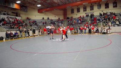 152 lbs Quarterfinal - Wyatt Gamblin, North Posey vs Blakeley Dillon, Princeton