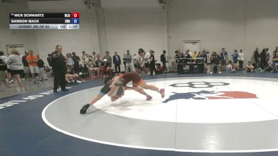 71 kg Champ. Rd Of 64 - Nick Schwartz, New Jersey vs Dawson Mack, Callan Wrestling Academy