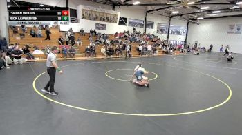 125 lbs Cons. Round 4 - Nick Lawrensen, Thomas More vs Aiden Woods, Marian