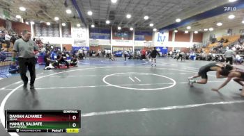 132 lbs Semifinal - Damian Alvarez, Selma vs Manuel Saldate, SLAM! NEVADA