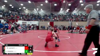 106 lbs Quarterfinal - Brennan Leonard, Martinsville vs Jude Heaston, Indian Creek