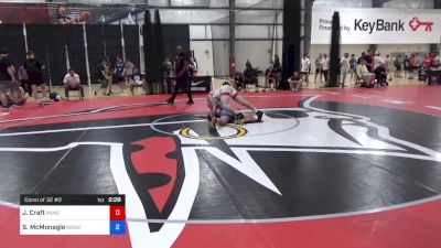 70 kg Consi Of 32 #2 - Jordan Craft, Ranger Wrestling Club vs Sam McMonagle, Brown Regional Training Center