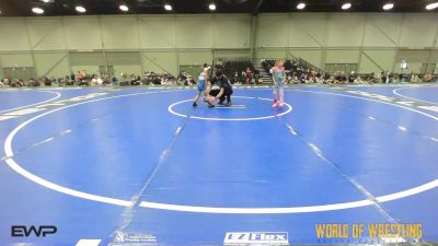 40 lbs Rr Rnd 4 - Harper Davis, Mat Union Misfits K-6 vs Olivia Hawes, Mat Warriors K-6