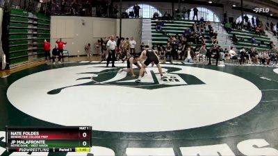 144 lbs Quarterfinal - Nate Foldes, Benedictine College Prep vs JP Malafronte, Notre Dame - West Haven