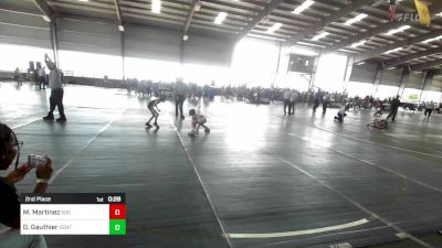 54 lbs 2nd Place - Mialani Martinez, 505 Wc vs Daniel Gauthier, Sentinels Wr Ac
