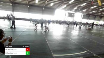 54 lbs 2nd Place - Mialani Martinez, 505 Wc vs Daniel Gauthier, Sentinels Wr Ac