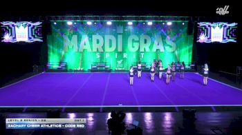 Zachary Cheer Athletics - Code Red [2026 L2 Senior - D2 Day 1] 2026 Mardi Gras Grand Nationals