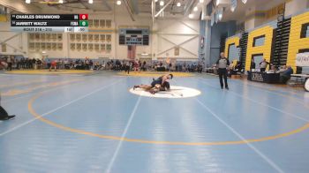 215 lbs Cons. Round 1 - Jarrett Waltz, First State Military Academy vs Charles Drummond, Hodgson Vo Tech School