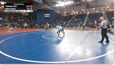 132 lbs Cons. Round 3 - Jordan Segal, Shawnee vs Edward Vass, Valley Central