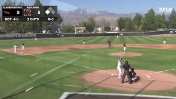 Replay: CMS vs Redlands | Mar 21 @ 3 PM