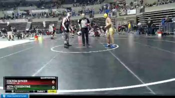 215 lbs Quarterfinals (8 Team) - Colton Bitker, Minneota vs Seth Cossentine, Roseau