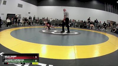 65 lbs Round 4 - Wiley Derby, Team Batty vs Jackson Caporiccio, Ruthless Wrestling Club