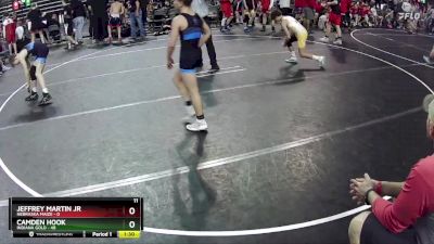 100 lbs Round 2 (6 Team) - Camden Hook, Indiana Gold vs Jeffrey Martin Jr, Nebraska Maize