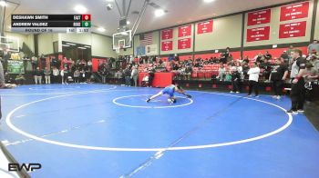 113 lbs Round Of 16 - Deshawn Smith, East Central HS vs Andrew Valdez, Rogers High School Boys