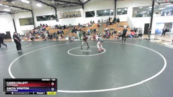 138 lbs 5th Place Match - Caden Collett, Huntingdon vs Sakiya Winston, Huntingdon