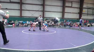 90 lbs Quarterfinal - Isla Silva, South Hills Wrestling Academy vs Scout Eby, Midwest Xtreme Wrestling