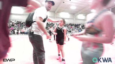 83 lbs Rr Rnd 3 - Bray Johnson, Checotah Matcats vs Lilly Thongrarai, Fort Gibson Youth Wrestling