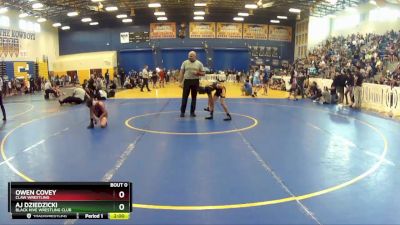 80 lbs Round 3 - Aj Dziedzicki, Black Hive Wrestling Club vs Owen Covey, Claw Wrestling