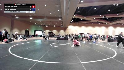 70 lbs 1st Place Match - Anthony Santaniello, NJ vs Owen Reinsel, PA