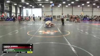 115 lbs Round 3 (6 Team) - Luke Scholz, Buxton Intensity vs Carson Worrick, Combat WC